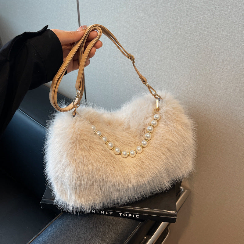 Fashion Shoulder Bags Pearl Chain