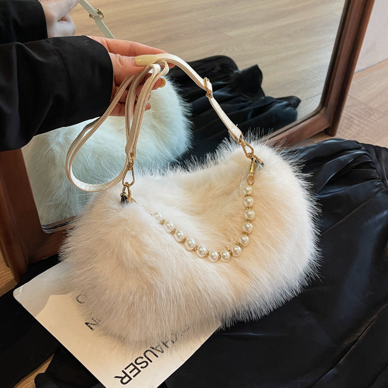 Fashion Shoulder Bags Pearl Chain