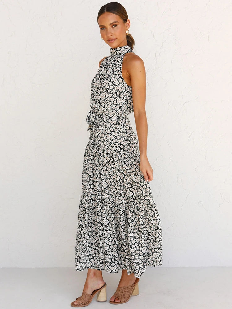 Summer Long Polka Dot Casual Dresses