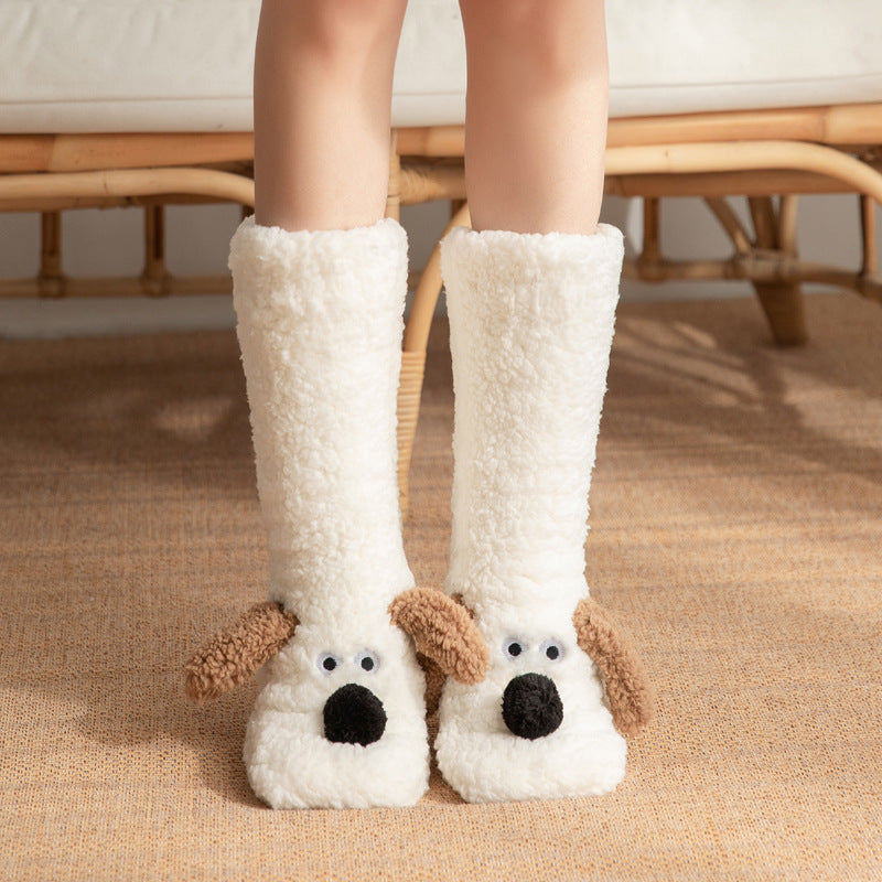 Cartoon Dog Socks Winter